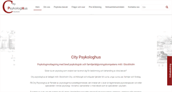 Desktop Screenshot of citypsykologhus.se